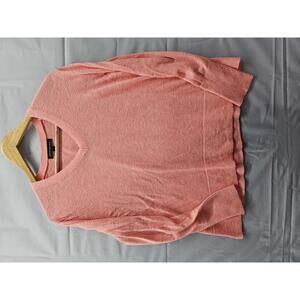Banana Republic Coral V-Neck Lightweight Sweater Women’s Small